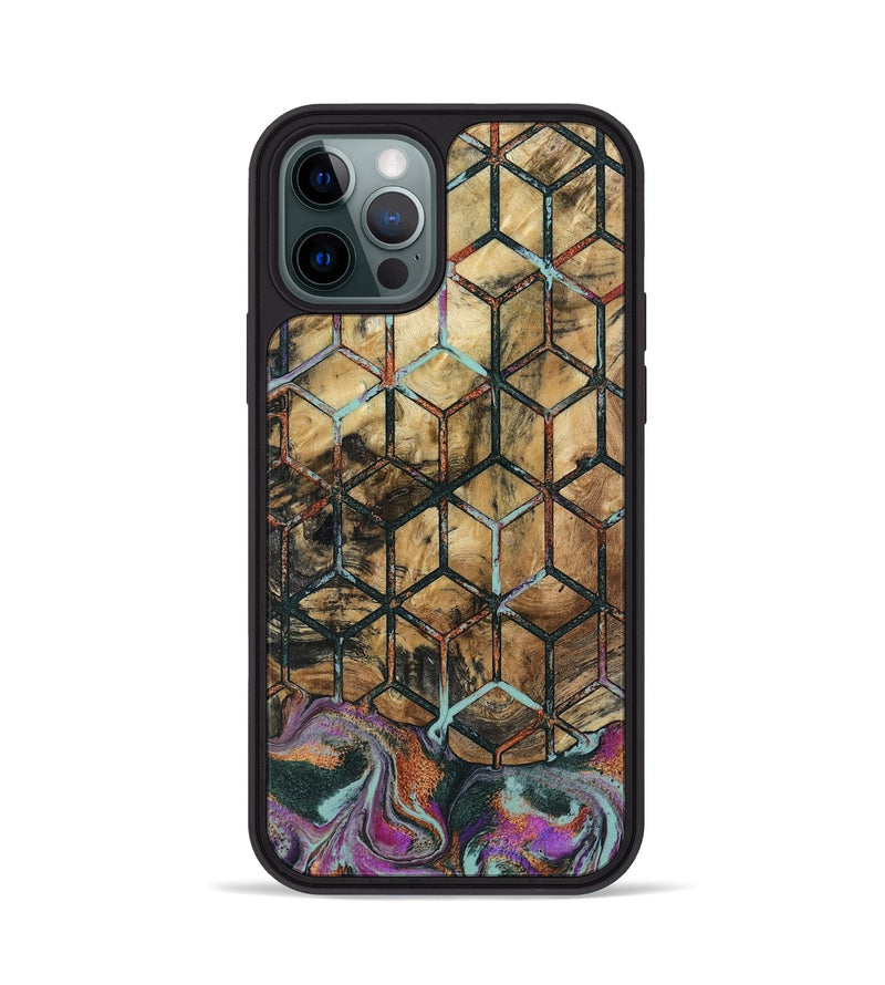 iPhone 12 Pro Wood Phone Case - Hobert (Pattern, 801903)