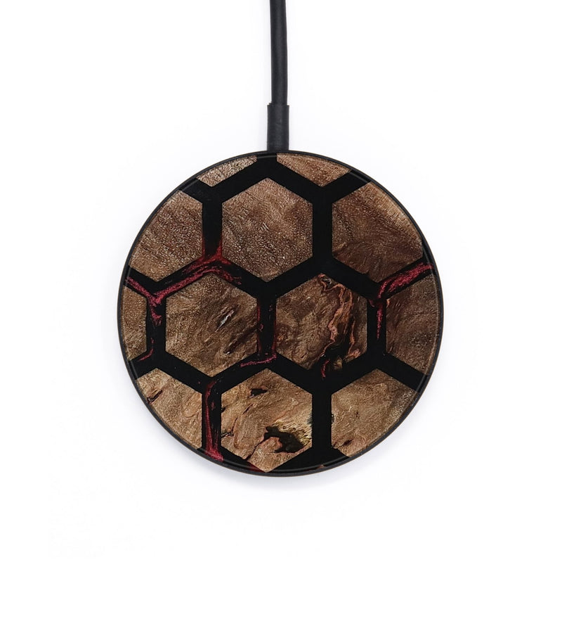 Circle Wood Wireless Charger - Damon (Pattern, 801904)