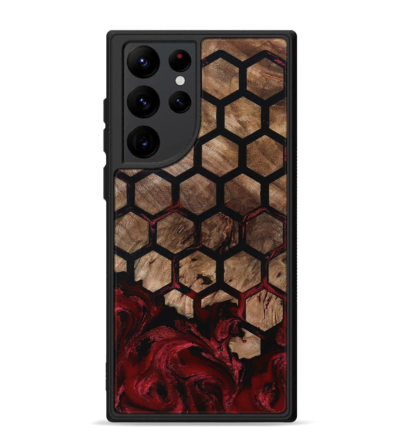 Galaxy S22 Ultra Wood Phone Case - Damon (Pattern, 801904)