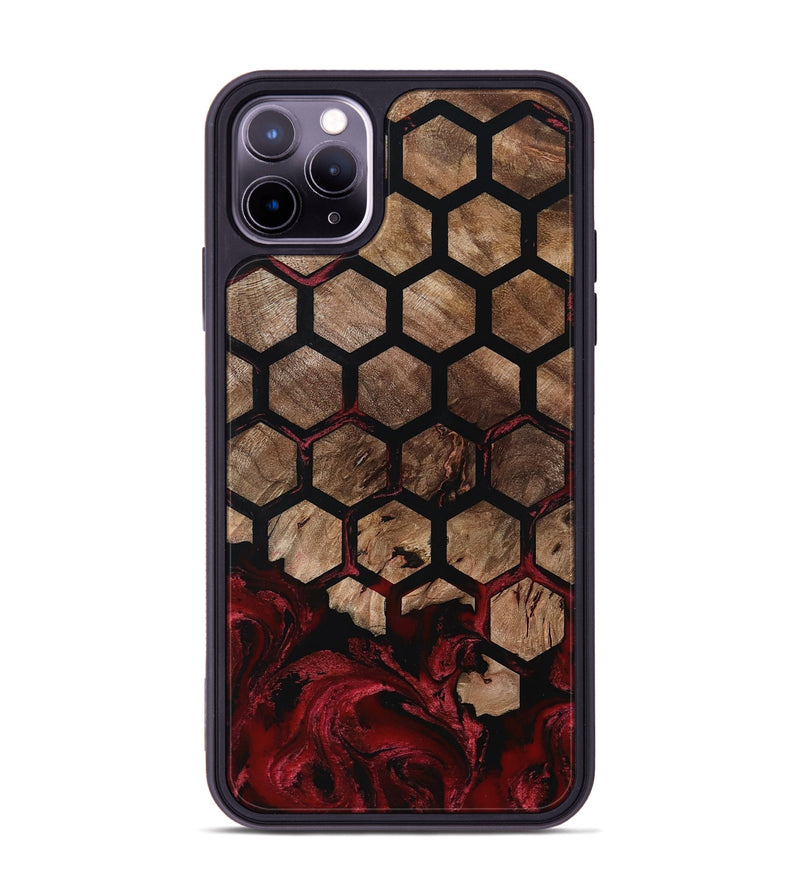 iPhone 11 Pro Max Wood Phone Case - Damon (Pattern, 801904)