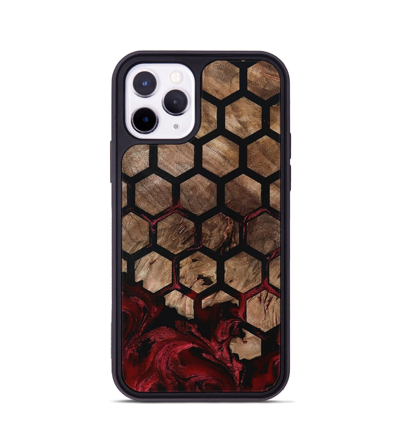 iPhone 11 Pro Wood Phone Case - Damon (Pattern, 801904)