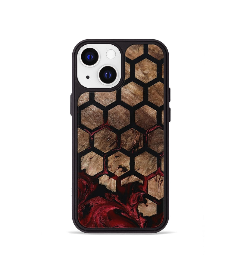iPhone 13 mini Wood Phone Case - Damon (Pattern, 801904)