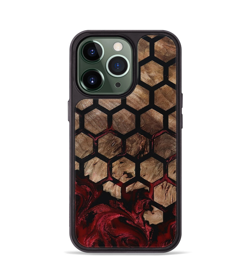 iPhone 13 Pro Wood Phone Case - Damon (Pattern, 801904)