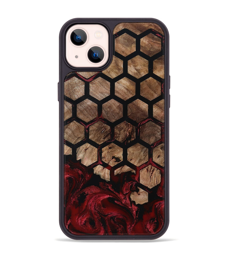 iPhone 14 Plus Wood Phone Case - Damon (Pattern, 801904)
