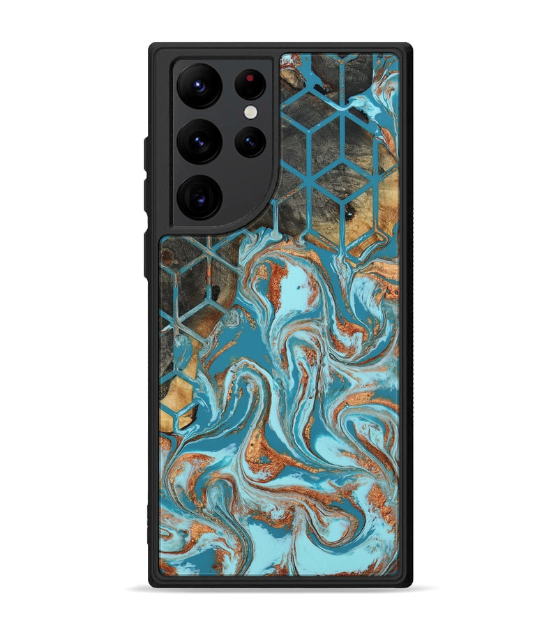 Galaxy S22 Ultra Wood Phone Case - Velvet (Pattern, 801905)