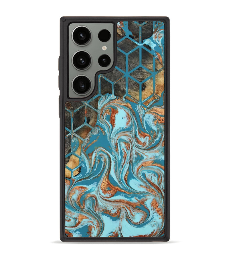 Galaxy S23 Ultra Wood Phone Case - Velvet (Pattern, 801905)