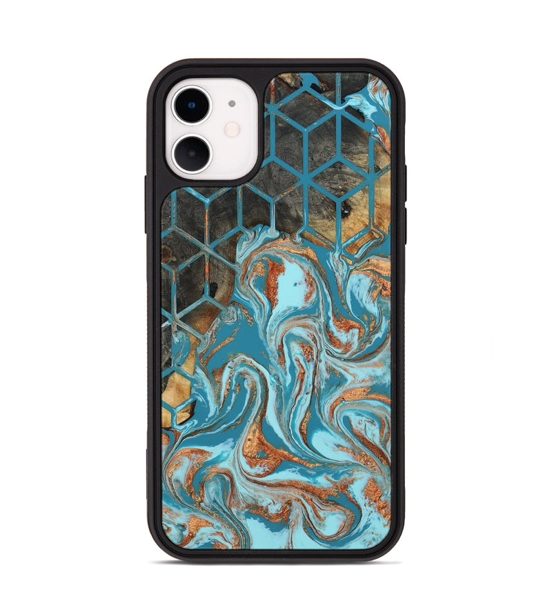 iPhone 11 Wood Phone Case - Velvet (Pattern, 801905)