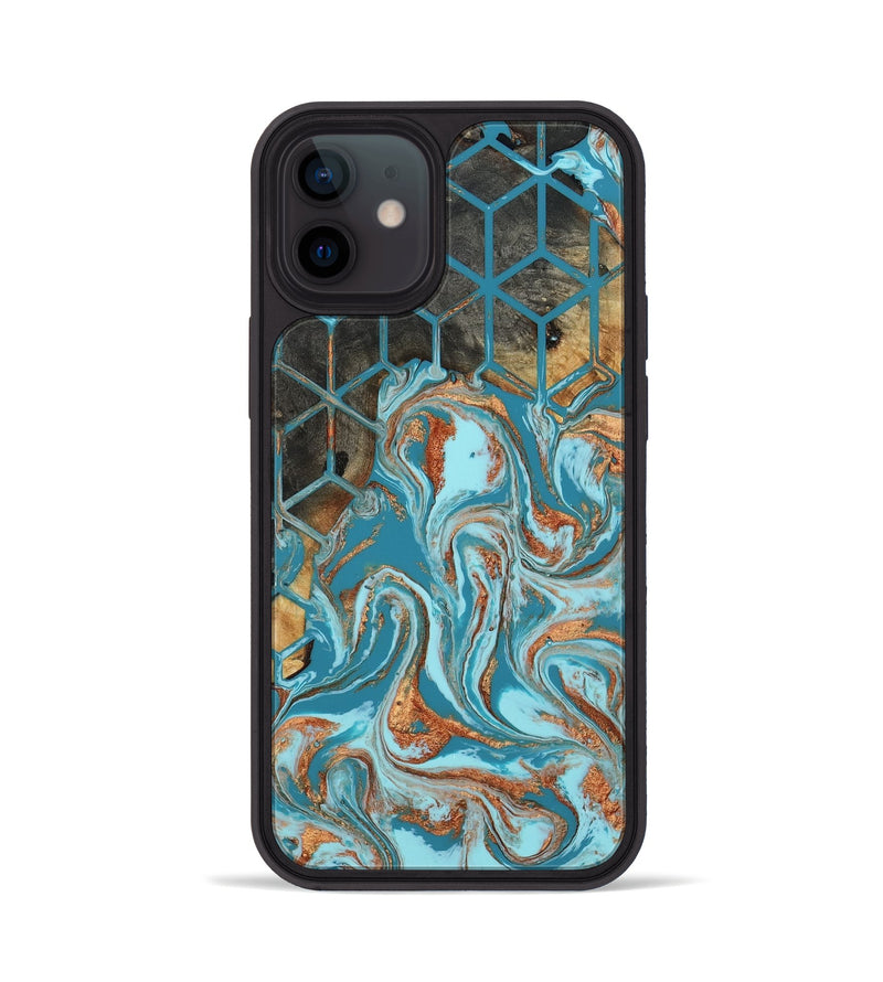 iPhone 12 Wood Phone Case - Velvet (Pattern, 801905)