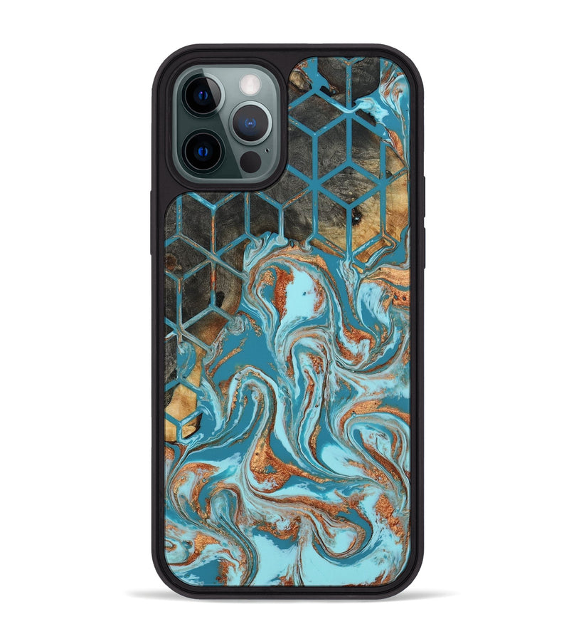 iPhone 12 Pro Max Wood Phone Case - Velvet (Pattern, 801905)