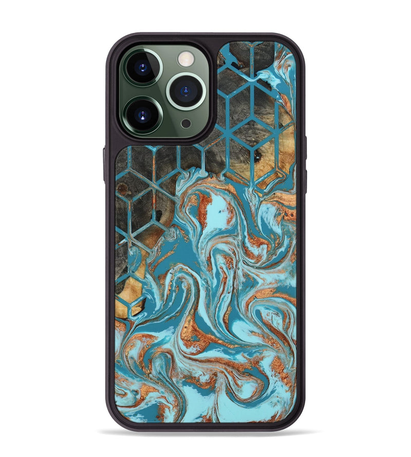 iPhone 13 Pro Max Wood Phone Case - Velvet (Pattern, 801905)