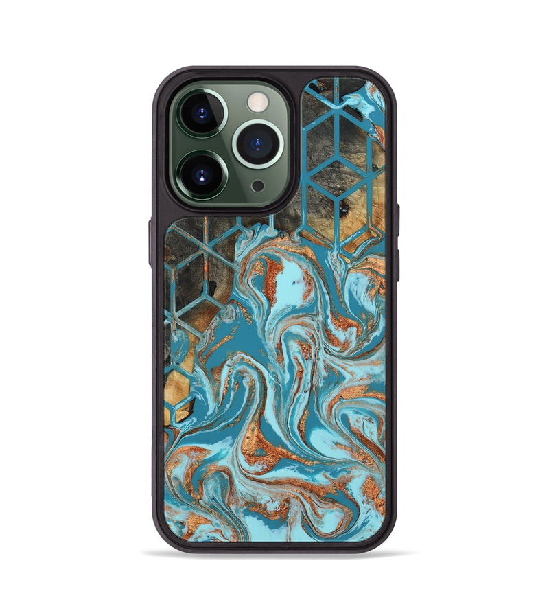 iPhone 13 Pro Wood Phone Case - Velvet (Pattern, 801905)