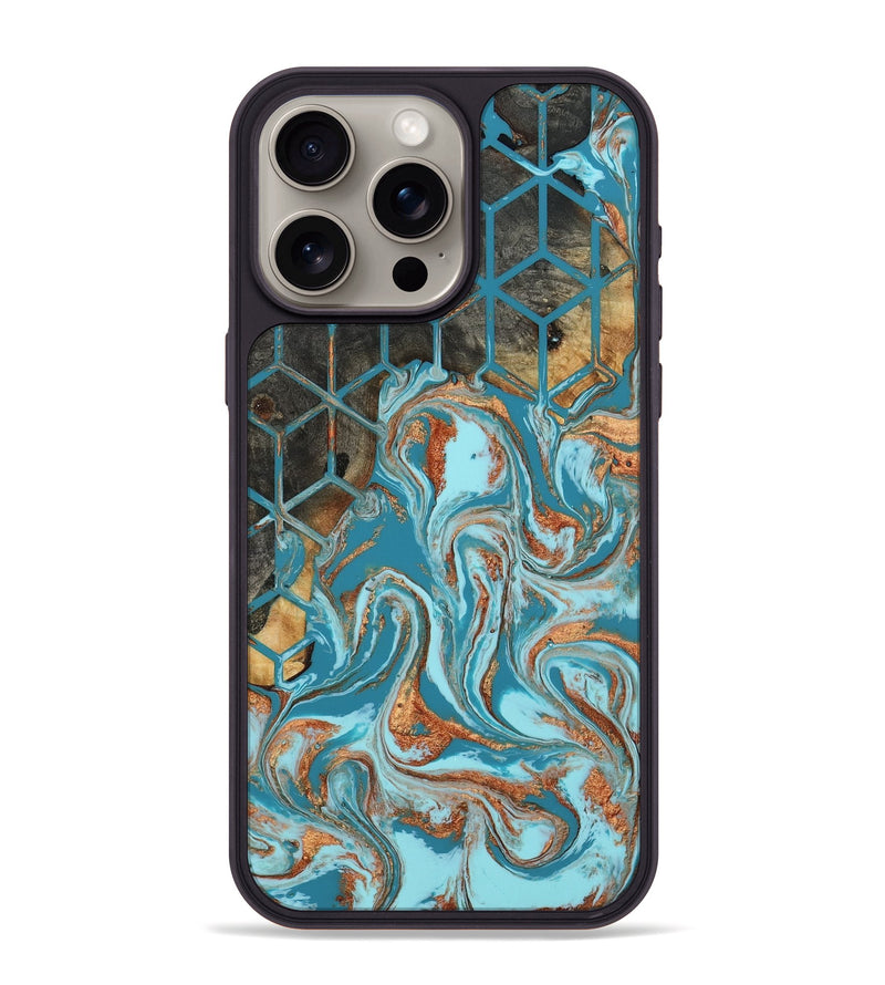 iPhone 15 Pro Max Wood Phone Case - Velvet (Pattern, 801905)