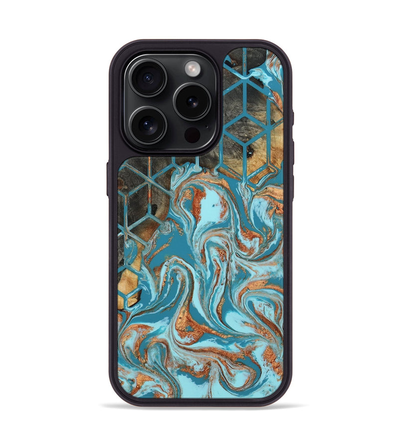 iPhone 15 Pro Wood Phone Case - Velvet (Pattern, 801905)