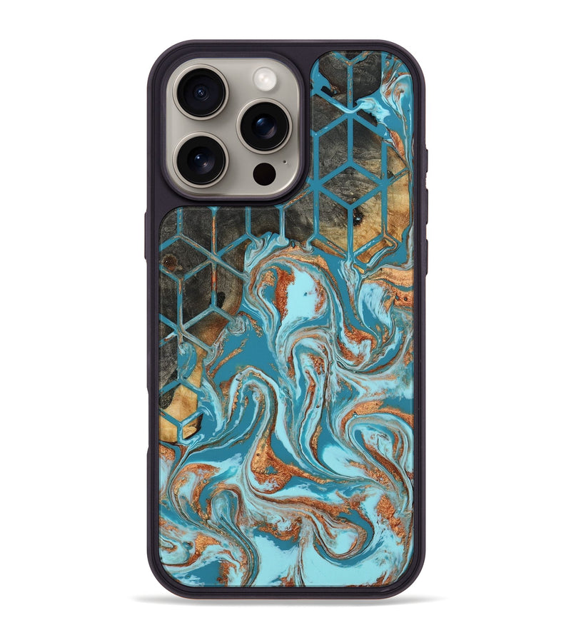 iPhone 16 Pro Max Wood Phone Case - Velvet (Pattern, 801905)