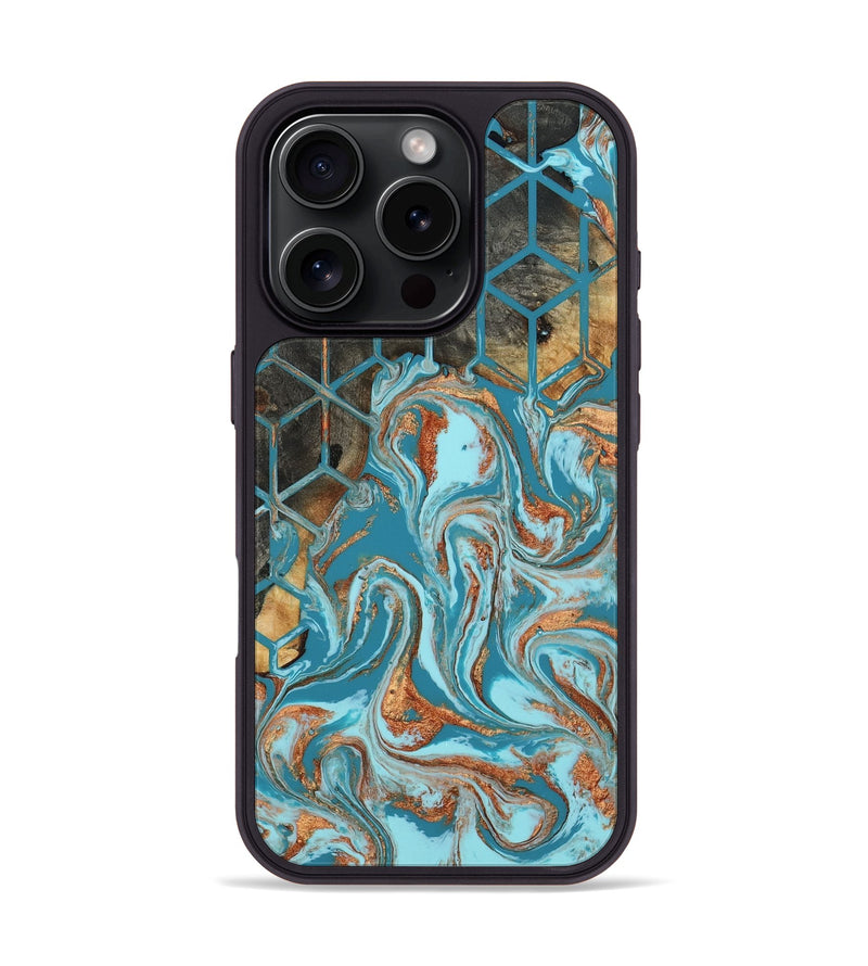 iPhone 16 Pro Wood Phone Case - Velvet (Pattern, 801905)