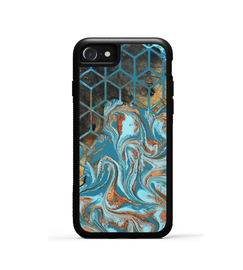 iPhone SE Wood Phone Case - Velvet (Pattern, 801905)