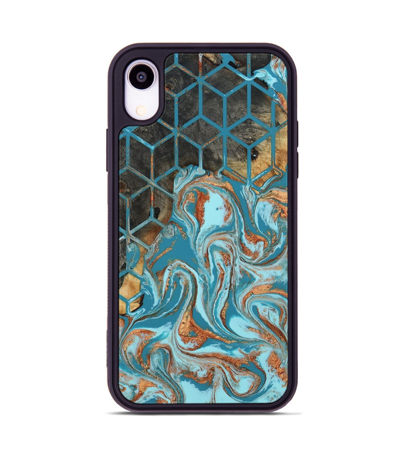 iPhone Xr Wood Phone Case - Velvet (Pattern, 801905)
