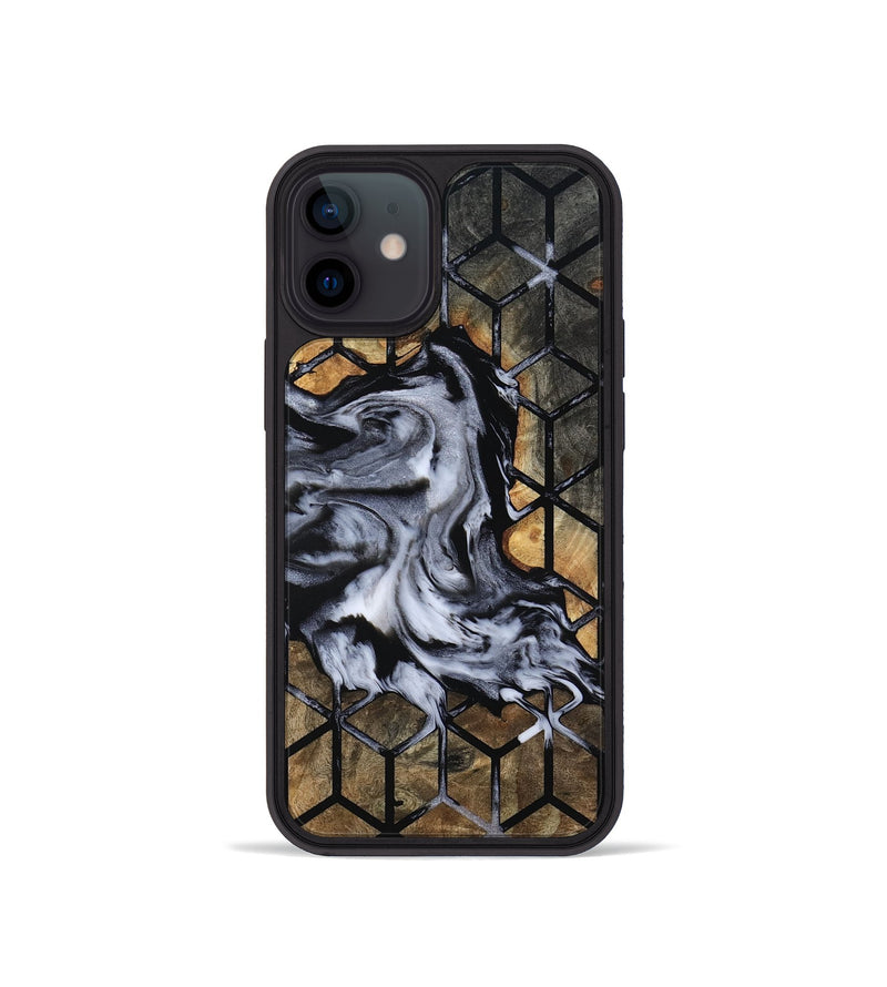 iPhone 12 mini Wood Phone Case - Dominic (Pattern, 801906)
