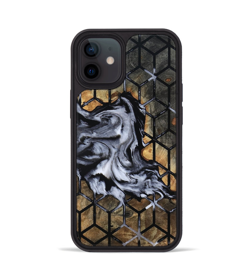 iPhone 12 Wood Phone Case - Dominic (Pattern, 801906)