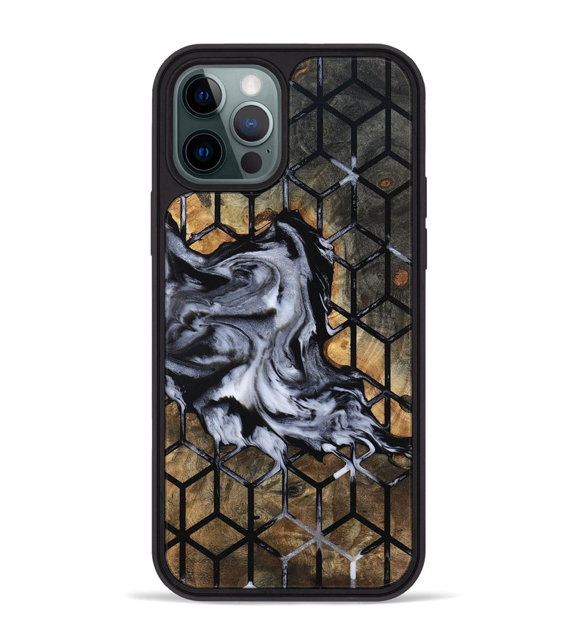 iPhone 12 Pro Max Wood Phone Case - Dominic (Pattern, 801906)