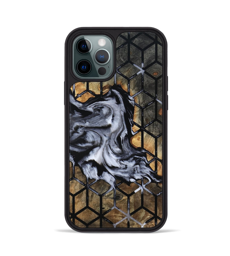 iPhone 12 Pro Wood Phone Case - Dominic (Pattern, 801906)