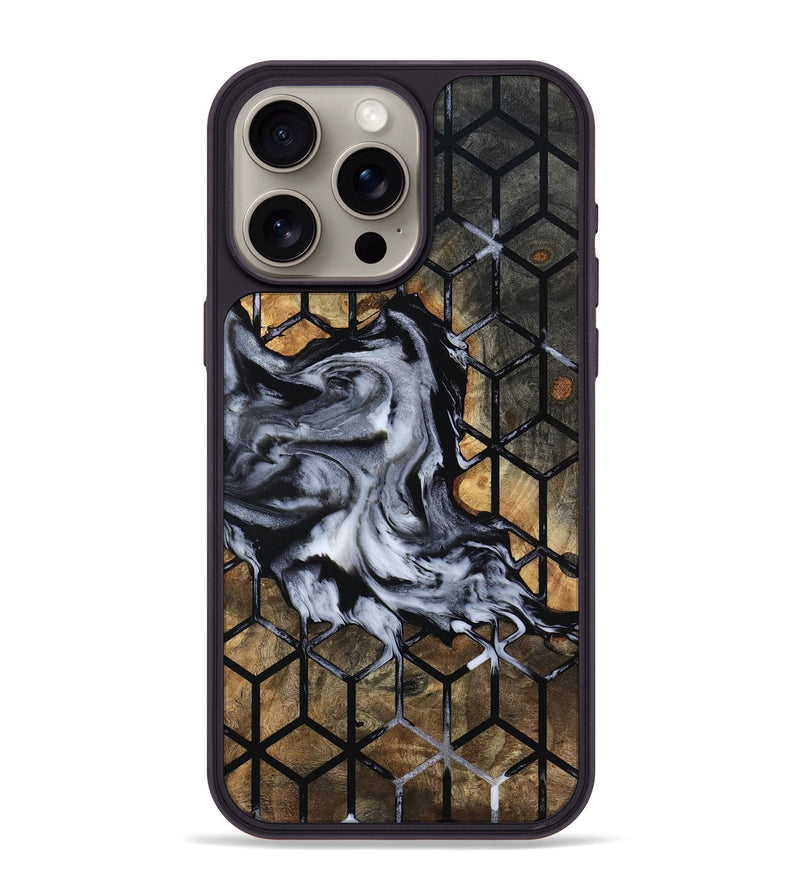 iPhone 15 Pro Max Wood Phone Case - Dominic (Pattern, 801906)