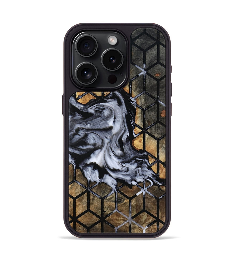 iPhone 15 Pro Wood Phone Case - Dominic (Pattern, 801906)