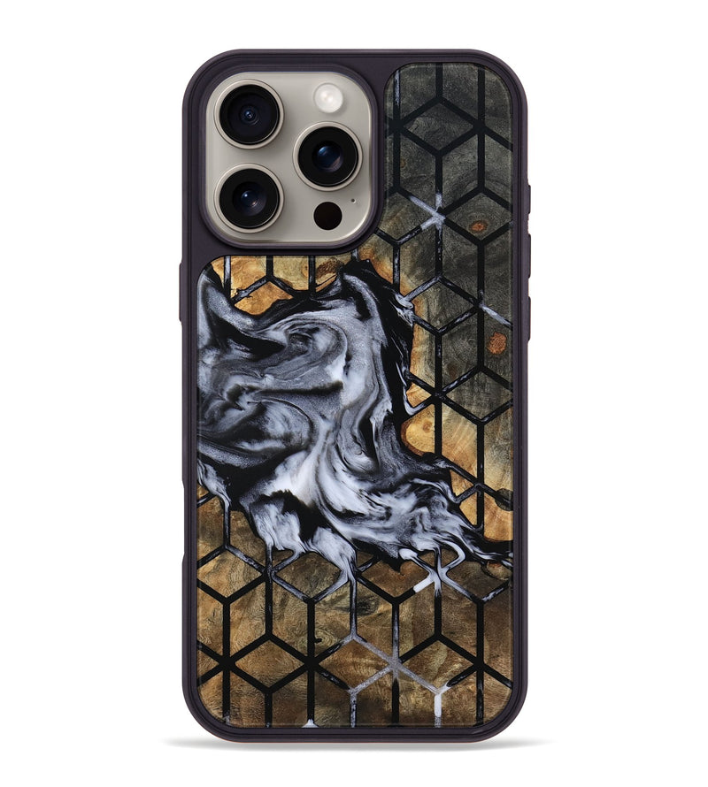 iPhone 16 Pro Max Wood Phone Case - Dominic (Pattern, 801906)
