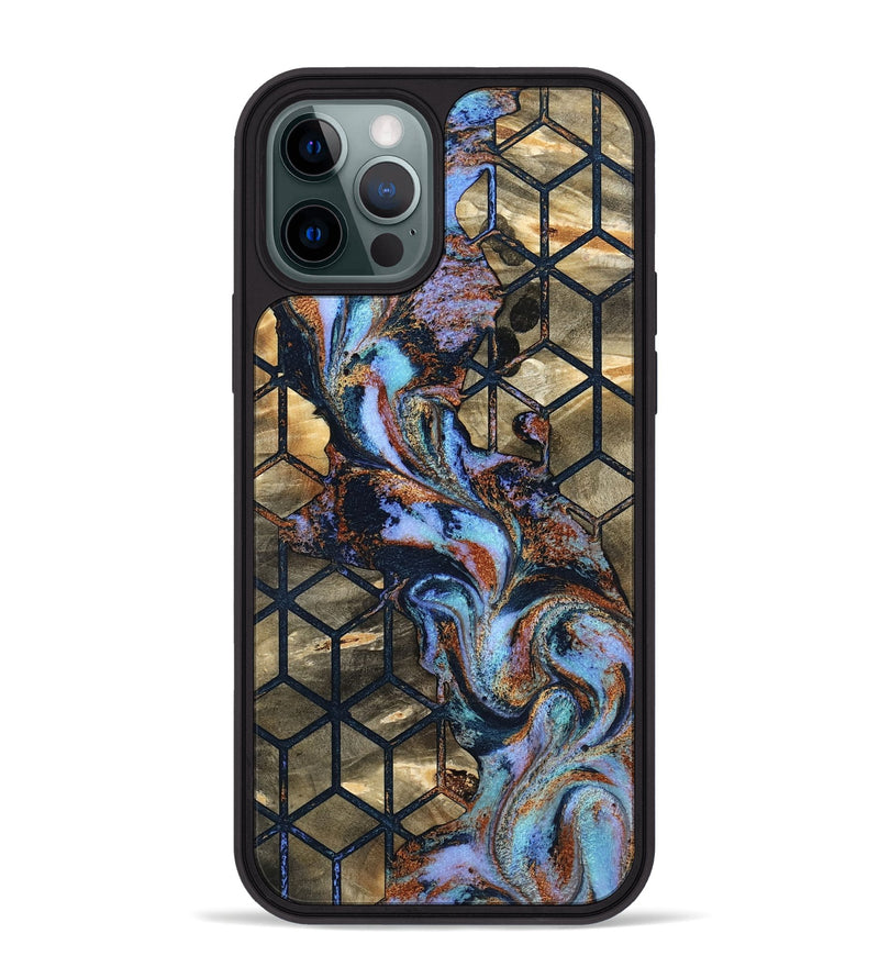 iPhone 12 Pro Max Wood Phone Case - Solana (Pattern, 801907)