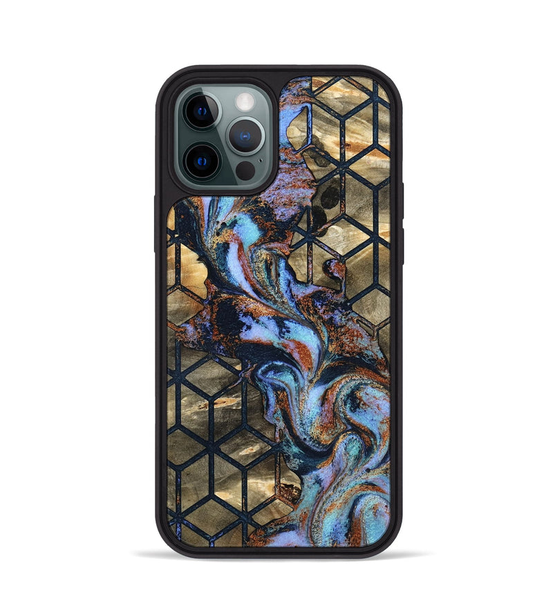 iPhone 12 Pro Wood Phone Case - Solana (Pattern, 801907)