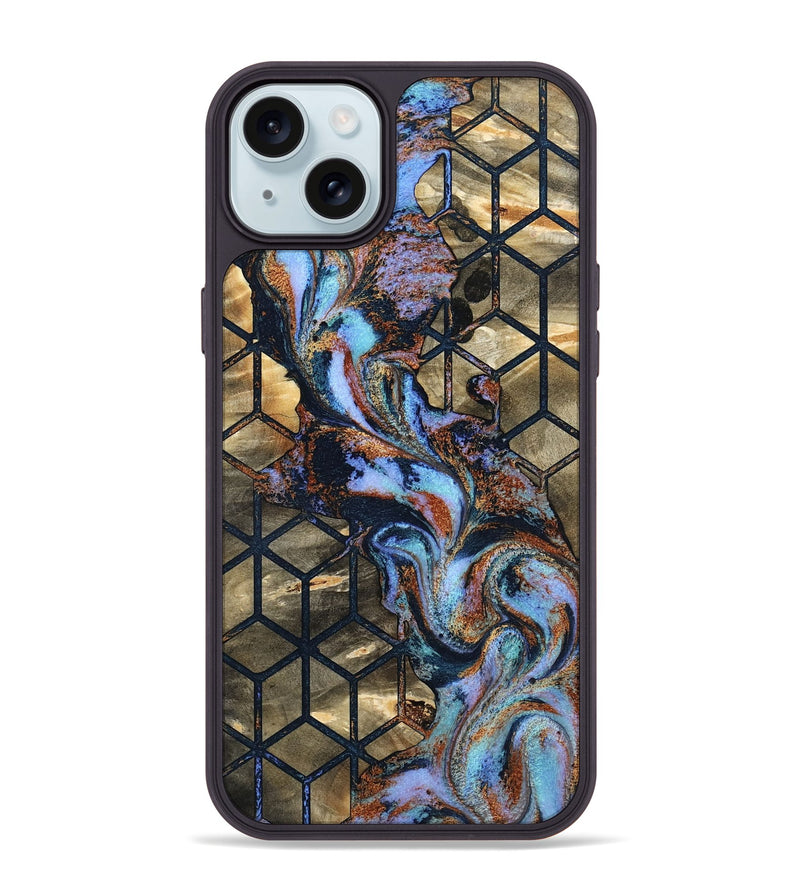iPhone 15 Plus Wood Phone Case - Solana (Pattern, 801907)