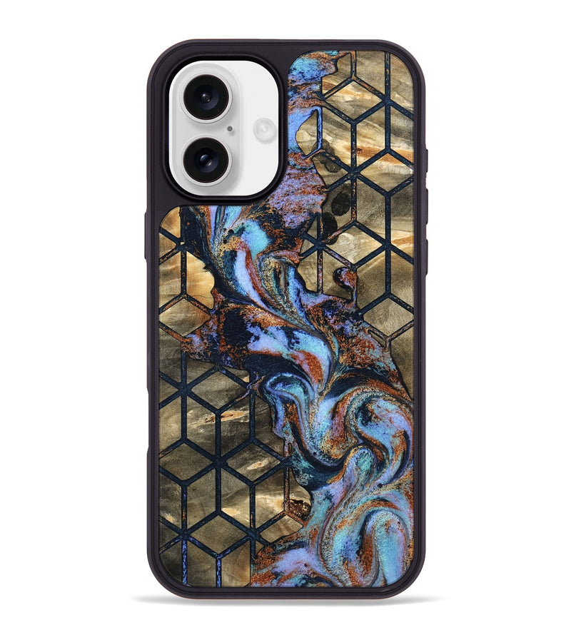 iPhone 16 Plus Wood Phone Case - Solana (Pattern, 801907)