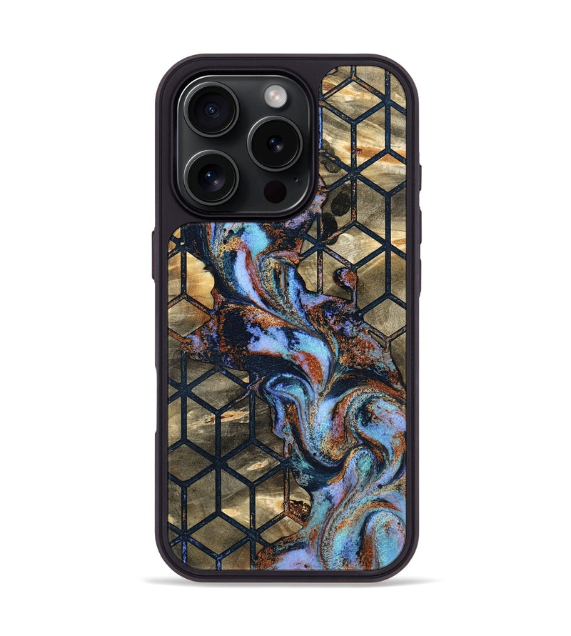 iPhone 16 Pro Wood Phone Case - Solana (Pattern, 801907)