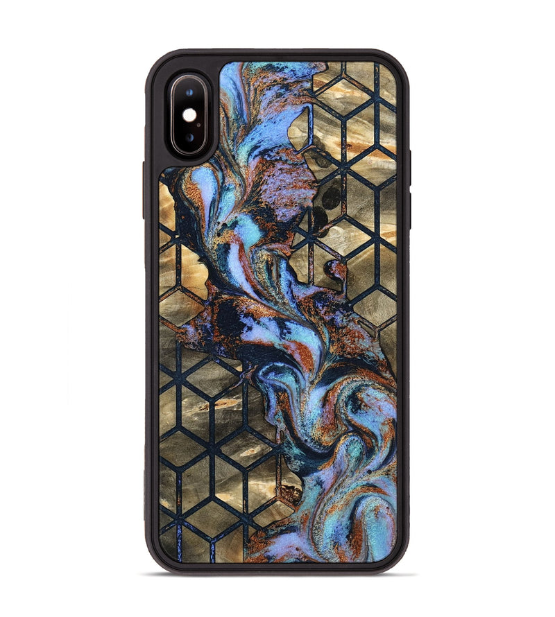 iPhone Xs Max Wood Phone Case - Solana (Pattern, 801907)