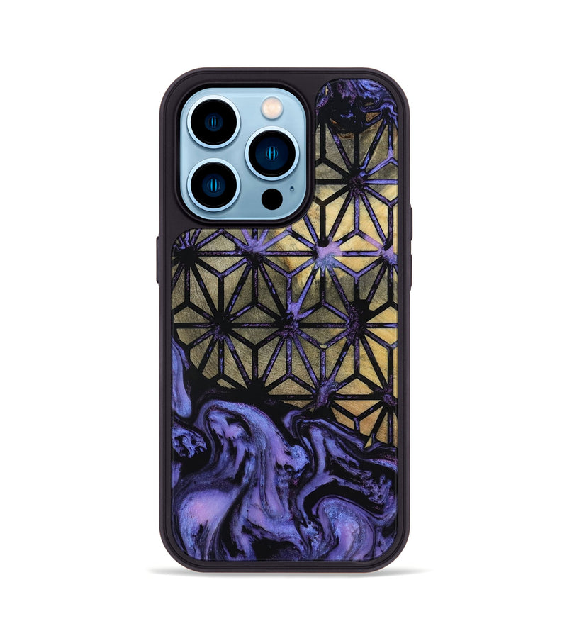 iPhone 14 Pro Wood Phone Case - Naya (Pattern, 801908)