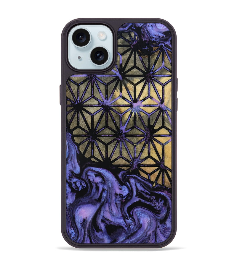 iPhone 15 Plus Wood Phone Case - Naya (Pattern, 801908)