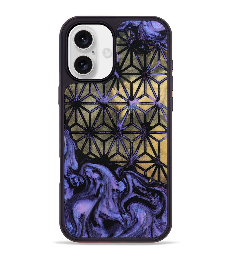 iPhone 16 Plus Wood Phone Case - Naya (Pattern, 801908)