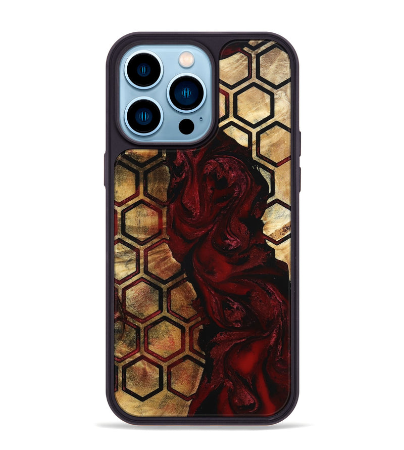 iPhone 14 Pro Max Wood Phone Case - Shyla (Pattern, 801909)