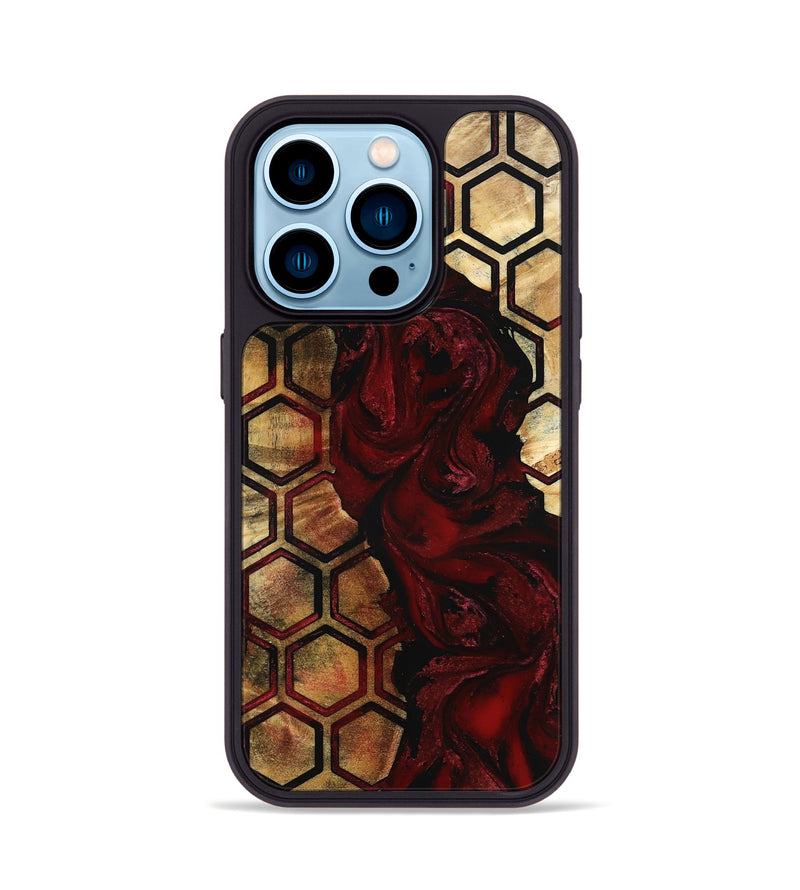 iPhone 14 Pro Wood Phone Case - Shyla (Pattern, 801909)