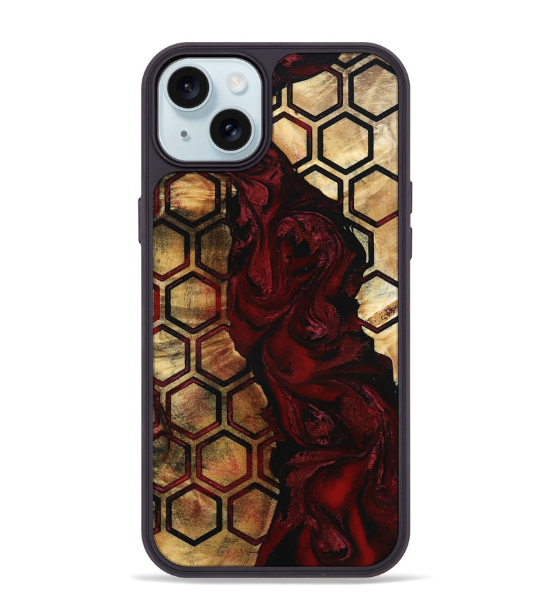 iPhone 15 Plus Wood Phone Case - Shyla (Pattern, 801909)