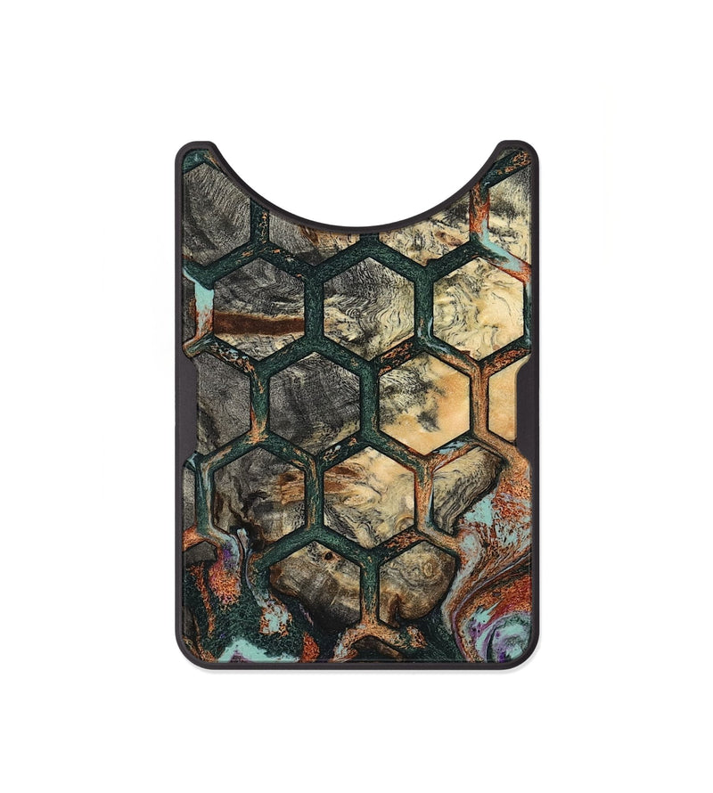 Alloy Wood Wallet - Micaela (Pattern, 801910)