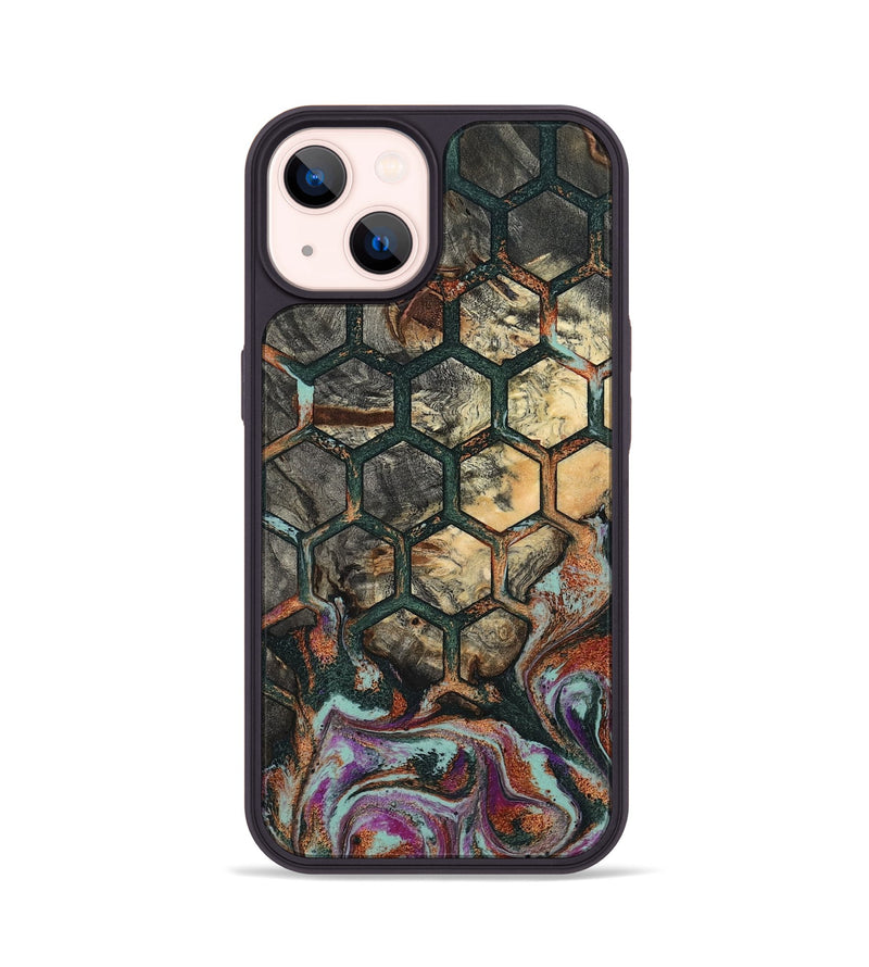 iPhone 14 Wood Phone Case - Micaela (Pattern, 801910)