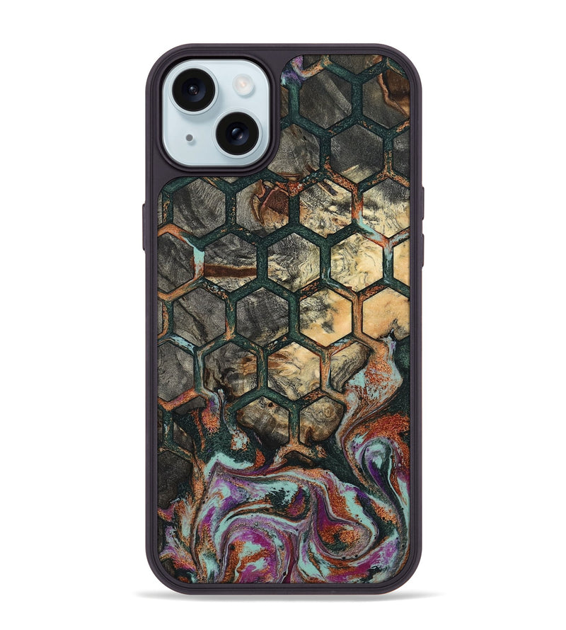 iPhone 15 Plus Wood Phone Case - Micaela (Pattern, 801910)