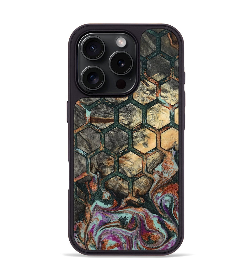 iPhone 16 Pro Wood Phone Case - Micaela (Pattern, 801910)