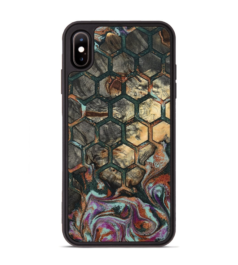 iPhone Xs Max Wood Phone Case - Micaela (Pattern, 801910)