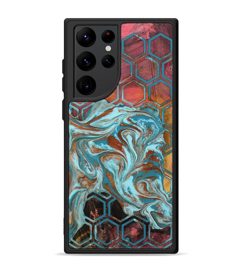 Galaxy S22 Ultra Wood Phone Case - Rosanna (Pattern, 801911)