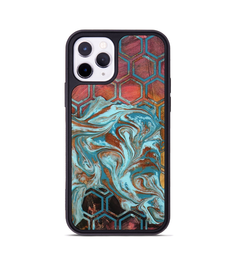 iPhone 11 Pro Wood Phone Case - Rosanna (Pattern, 801911)