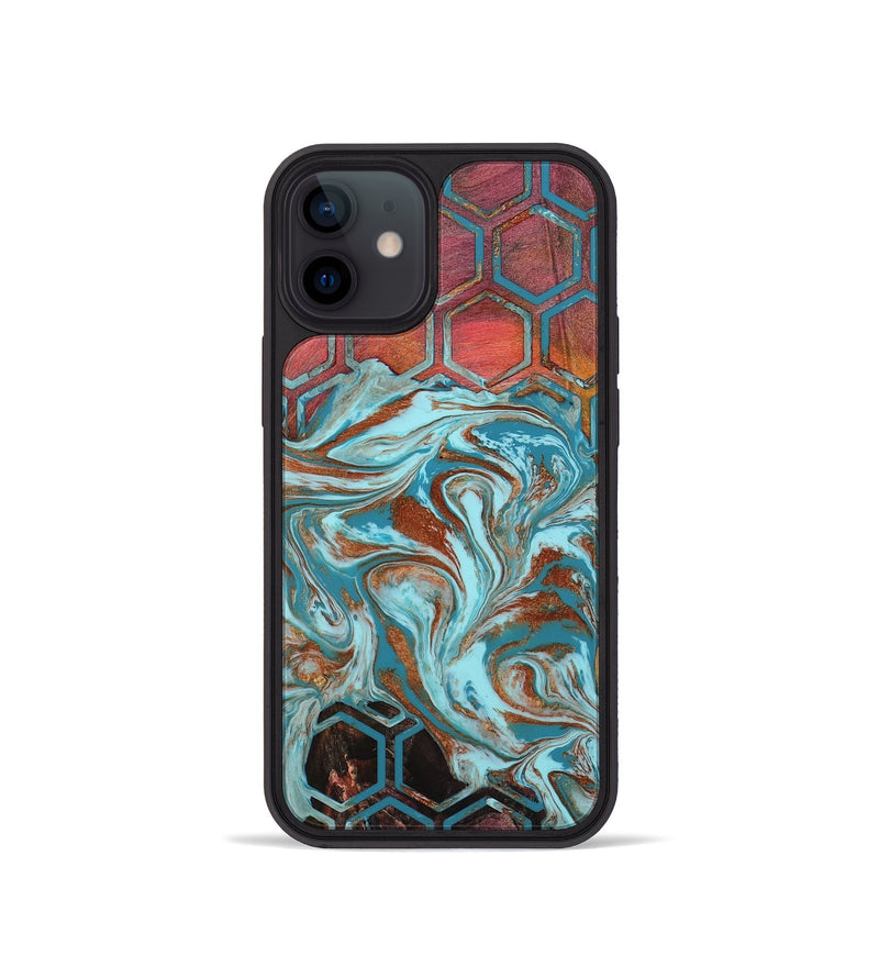 iPhone 12 mini Wood Phone Case - Rosanna (Pattern, 801911)