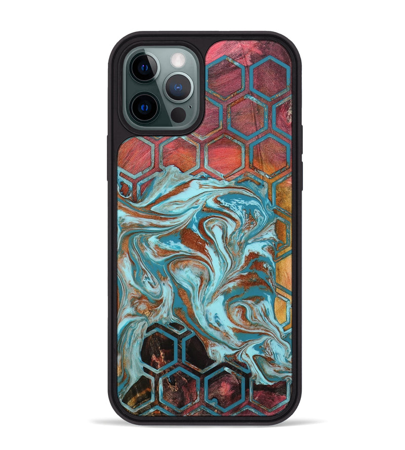 iPhone 12 Pro Max Wood Phone Case - Rosanna (Pattern, 801911)