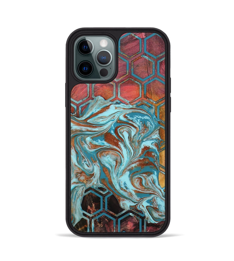 iPhone 12 Pro Wood Phone Case - Rosanna (Pattern, 801911)